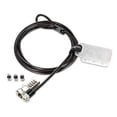 thumbnail image 1 of Standard Nano Wedge-Shaped Security Slot Universal 3-in-1 Combination Laptop Lock, 1 of 1