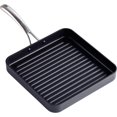 thumbnail image 1 of Standard Nonstick Square Grill Pan 11 x 11-Inch, Hard Anodized Grilling Skillet Pan Cookware for Camping, Home Use, 1 of 6