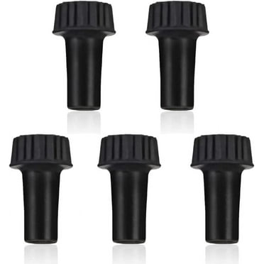5 Pack Black Standard On/Off Replacement Light Lamp Turn Switch Knobs with Storage Case