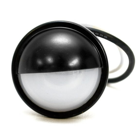 Standard Opaque/Black 1 1/2 In Marine Boat Courtesy Light