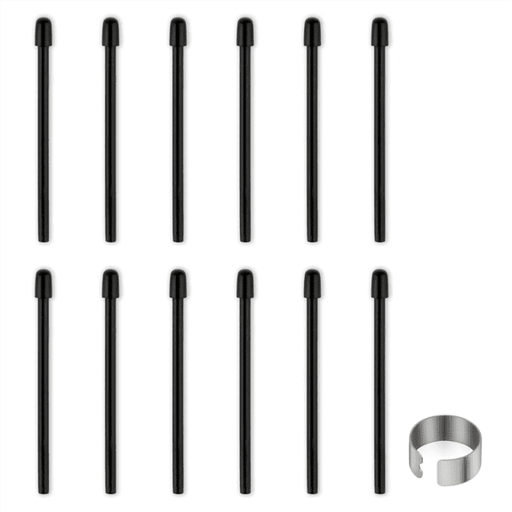 Standard Pen Nibs for , 12Pcs Black Replacement Refill Tips Intuos Pro, IMobileStudio Pro