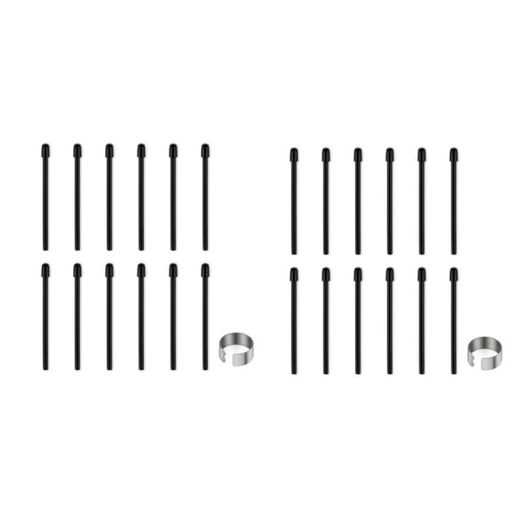 Standard Pen Nibs for , 24Pcs Black Replacement Refill Pen Tips for Intuos Pro, IMobileStudio Pro