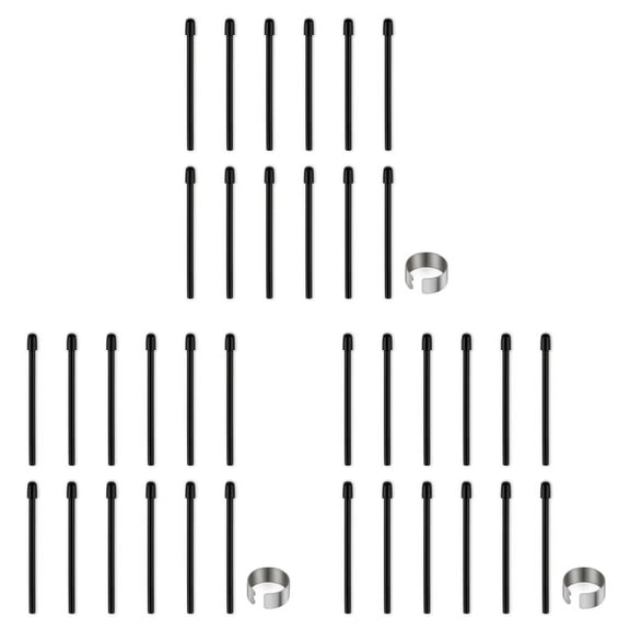 Standard Pen Nibs for , 36Pcs Black Replacement Refill Pen Tips for Intuos Pro, IMobileStudio Pro