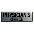 thumbnail image 1 of Standard Physician Office Sign (Brushed Silver) - Medium, 1 of 5