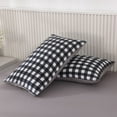 thumbnail image 1 of Standard Pillowcase Set of 2 - 29x19 Inch Queen Size Pillow Cases for Sleeping - Soft Breathable Fabric Bed Pillow Cover for Home Bedroom, Guest Room, or Dormitory Use, 1 of 7