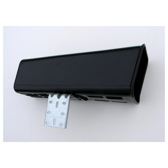 Standard Plastic Newspaper Tube Holder with Mounting Bracket, Black