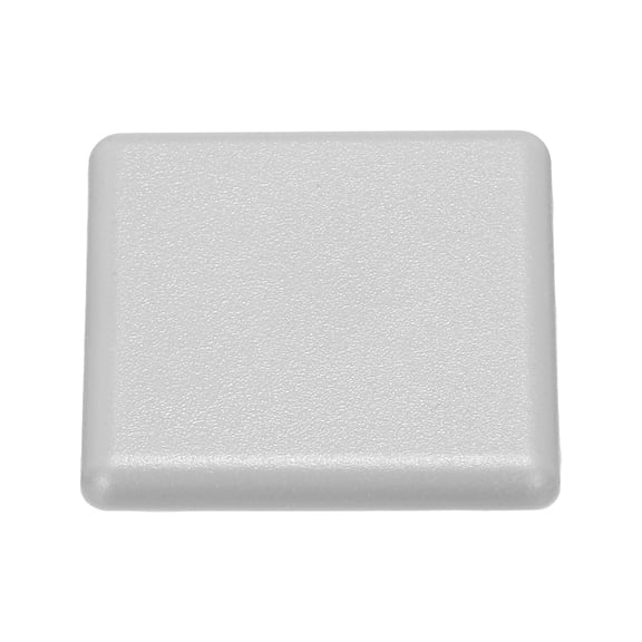 Standard Plastic Square Aluminum Extrusion End Cap Gray White 40x40mm 24pcs