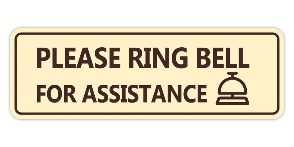 Please Ring the Bell Sign Plaque With Left Arrow and Graphic - Etsy