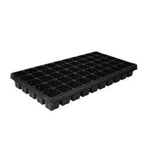 Standard Plug Tray 50 Square Cells - Cell Depth 2.37" - 5 Trays by T.O. Plastics