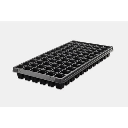 Standard Plug Tray 72 Square Cells - Cell Depth 2.25" - 5 Trays by T.O. Plastics
