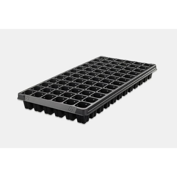 Standard Plug Tray 72 Square Cells - Cell Depth 2.25" - 5 Trays by T.O. Plastics