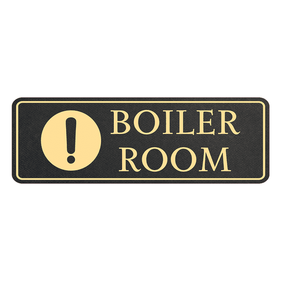 Standard Plus Boiler Room Wall or Door Sign | Workplace Safety Signage ...