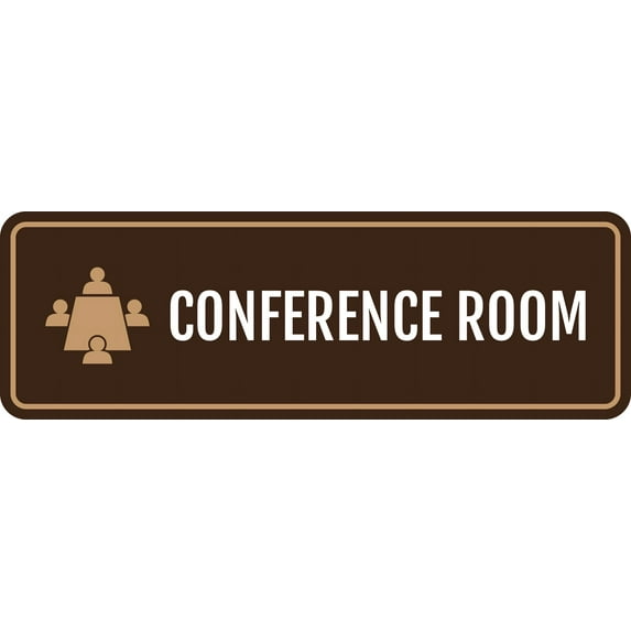 Standard Plus Conference Room Door or Wall Sign | Workplace and Office - Medium