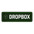 thumbnail image 1 of Standard Plus Dropbox Door or Wall Sign | Office & Home Signage -Small, 1 of 9