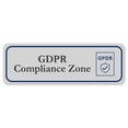 thumbnail image 1 of Standard Plus GDPR Compliance Zone Wall or Door Sign | Office Room Directions - Large, 1 of 8