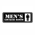 thumbnail image 1 of Standard Plus Men's Locker Room Wall or Door Sign | Office Public Signage - Small, 1 of 9