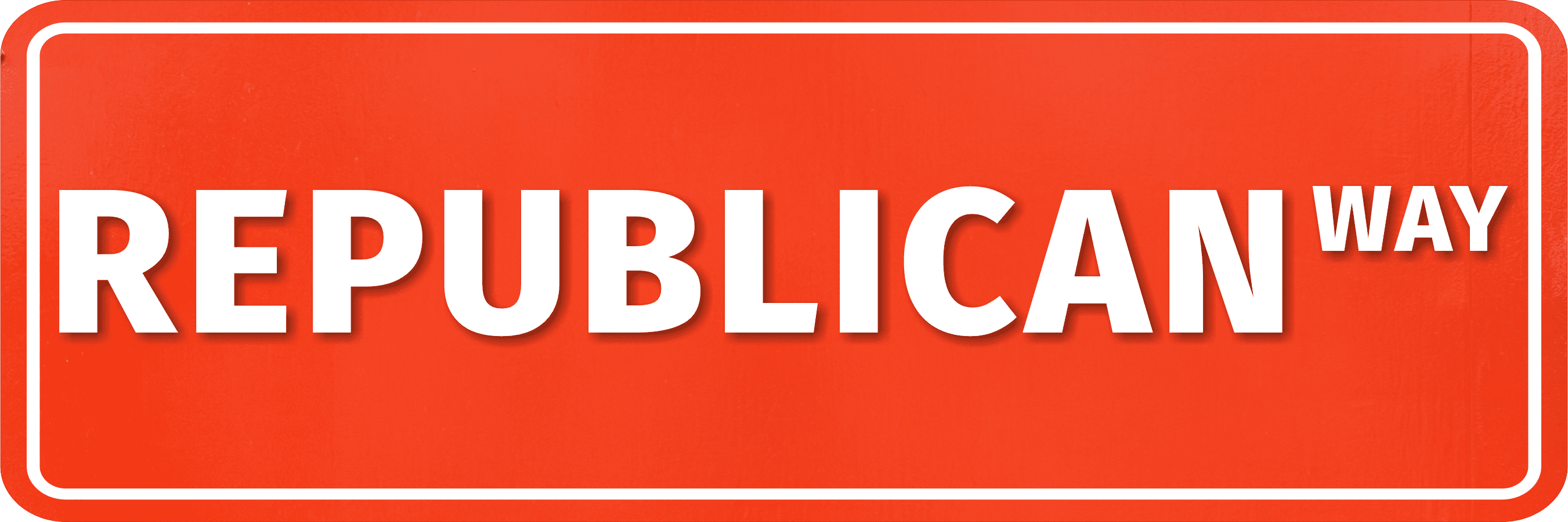 Repuplican Sign Standard Plus Republican Way Door or Wall Sign | American Elections Man ...
