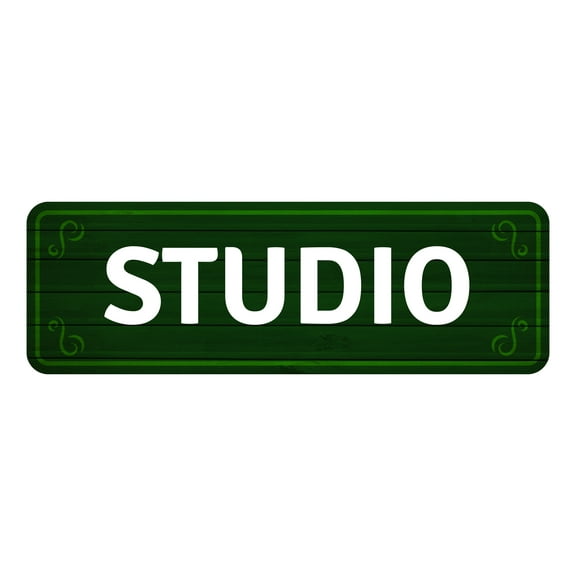 Standard Plus STUDIO Door or Wall Sign | Office & Home Signage - Medium