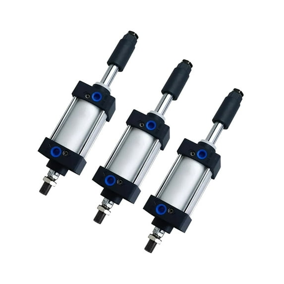 Standard Pneumatic Air Cylinders SCJ125mm Bore Double Acting Aluminum Air Cylinder Adjustable Stroke And Large Thrust ,More Safe Operating