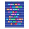thumbnail image 1 of Wall Hanging Pocket Charts Clear Pockets Words Chart Standard Pocket Charts, 1 of 11