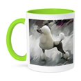 thumbnail image 1 of 3dRose, Standard  Poodle, 11oz Two-Tone Green Mug, 1 of 7