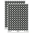 thumbnail image 1 of Standard Poodle Dog Solid 200+ Round Stickers - Black - Matte Finish - 0.50" Size, 1 of 3