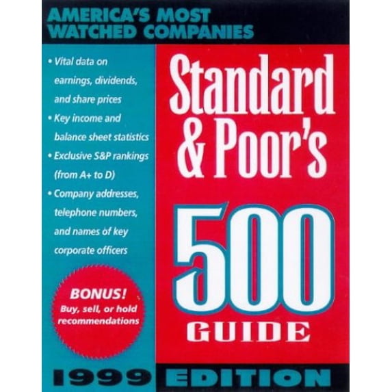 Pre-Owned Standard & Poor's 500 Guide: 1999 (STANDARD AND POOR'S 500 GUIDE) (Paperback) 0070527644 9780070527645