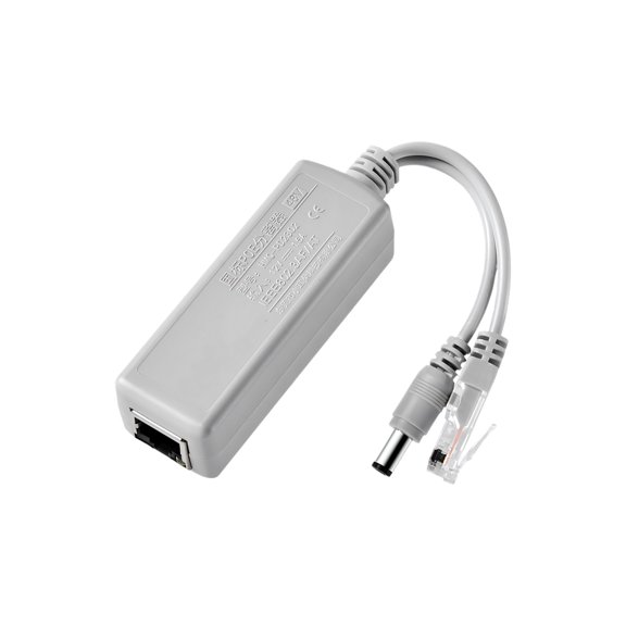 Standard Power Over Ethernet Splitter Converts 48V To 12V For Indoor And Outdoor Networking Devices Stable Power Supply