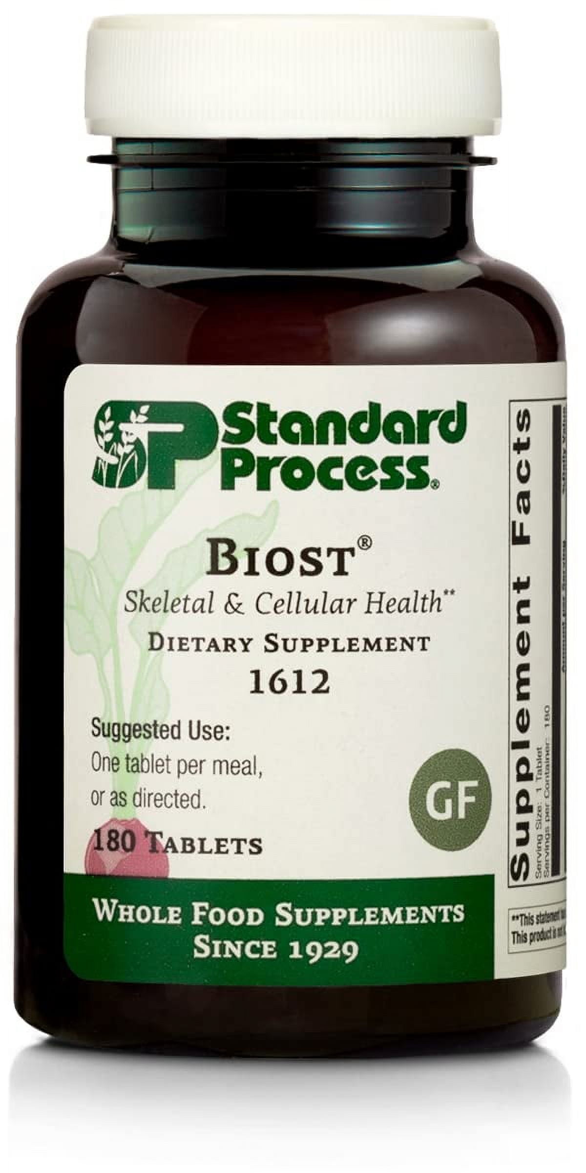 Standard Process Biost Teeth and Bone Health Supplement with Whole