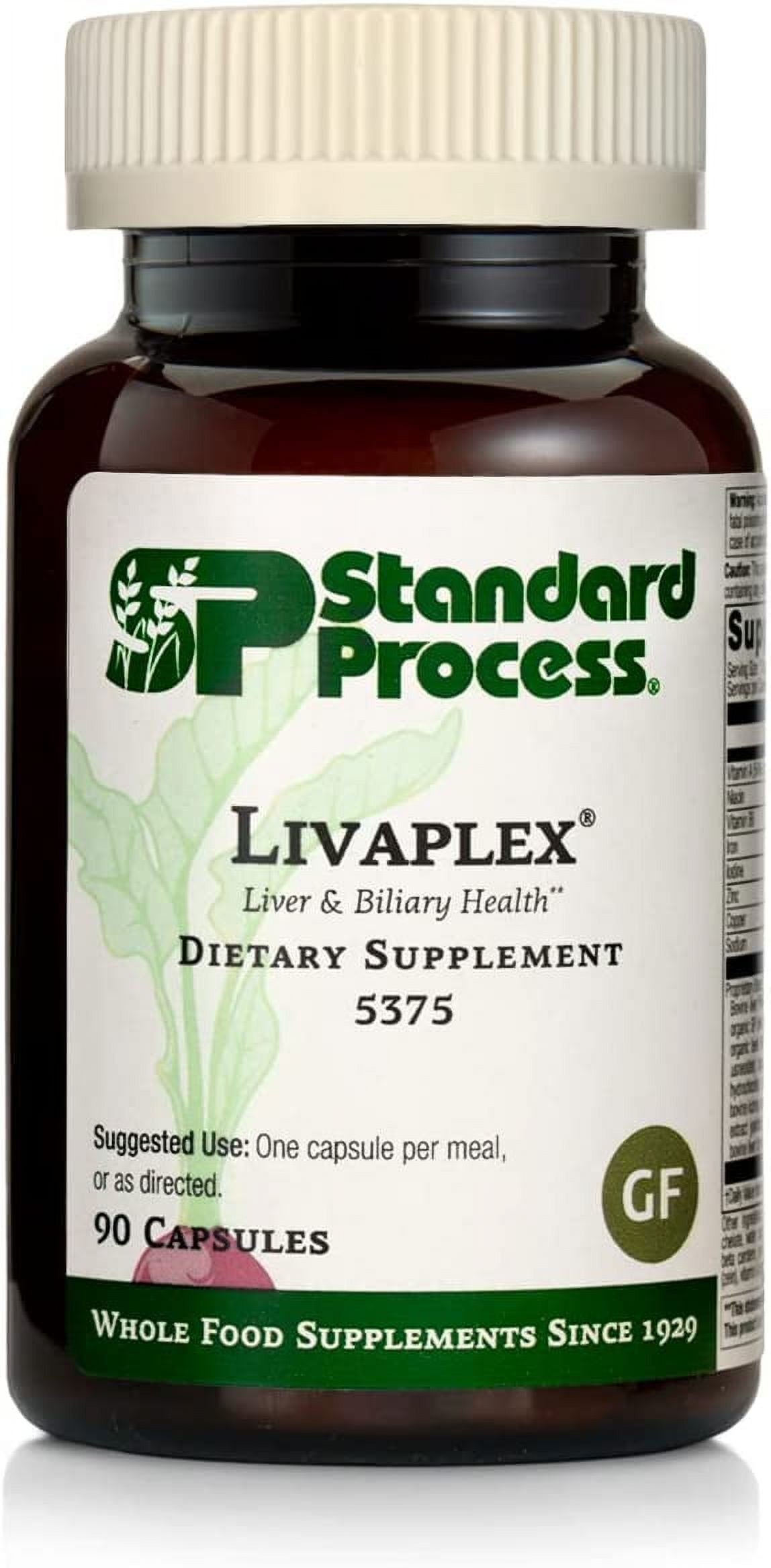 Standard Process Livaplex Whole Food Bowel, Digestion and Digestive