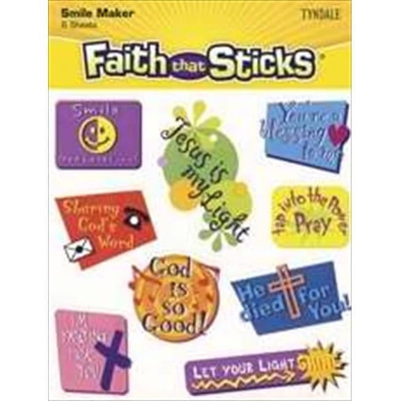 Standard Publishing 110003 Sticker Everyday Encouragement 6 Sheets Faith That Sticks