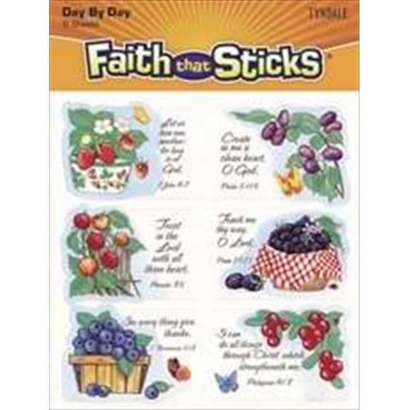 Standard Publishing Sticker Berries & Blessings 6 Sheets Faith That Sticks