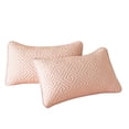 thumbnail image 1 of Standard Quilted Pillowcase Set of 2 | Decorative Square Design | Hotel Quality Bedding for Queen & Full Size Beds | 6 Color Options, 1 of 6