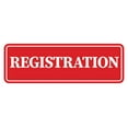 thumbnail image 1 of Standard Registration Sign (Red) - Small, 1 of 5