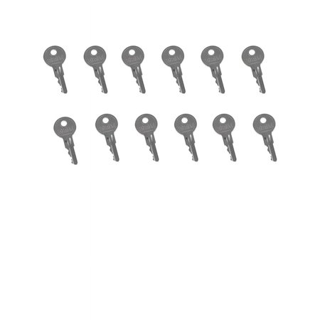 Standard Replacement Key Set (12) for EZGO Golf Carts