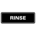 thumbnail image 1 of Standard Rinse Sign (Black) - Medium, 1 of 4