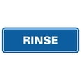 thumbnail image 1 of Standard Rinse Sign (Blue) - Small, 1 of 4