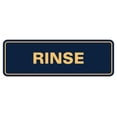 thumbnail image 1 of Standard Rinse Sign (Navy Blue/Gold) - Medium, 1 of 4