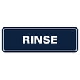thumbnail image 1 of Standard Rinse Sign (Navy Blue / White) - Small, 1 of 4