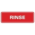 thumbnail image 1 of Standard Rinse Sign (Red) - Medium, 1 of 4