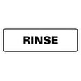 thumbnail image 1 of Standard Rinse Sign (White) - Small, 1 of 4
