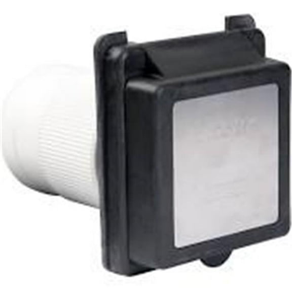 Standard Rv Power Inlet, Black