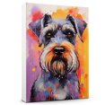 thumbnail image 1 of Standard Schnauzer Canvas Wall Art Famous Oil Paintings Monets Watercolor Dog Canvas Funny Dog Canvas Floral Print Abstract Farmhouse Gallery Aesthetic Room Decor for Bedroom Bathroom, 1 of 6