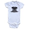 thumbnail image 1 of Standard Schnauzer Dog Breed Cute Baby Bodysuit, 3-6 months white, 1 of 4