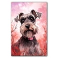 thumbnail image 1 of Standard Schnauzer Dogs Wall Art, Lovely Dog Canvas Art, Home living room décor, Pets Canvas - Dog Gift Valentines Day for Him and Her, 1 of 4