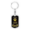 thumbnail image 1 of Standard Schnauzer Keychain Stainless Steel or 18k Gold, 1 of 10