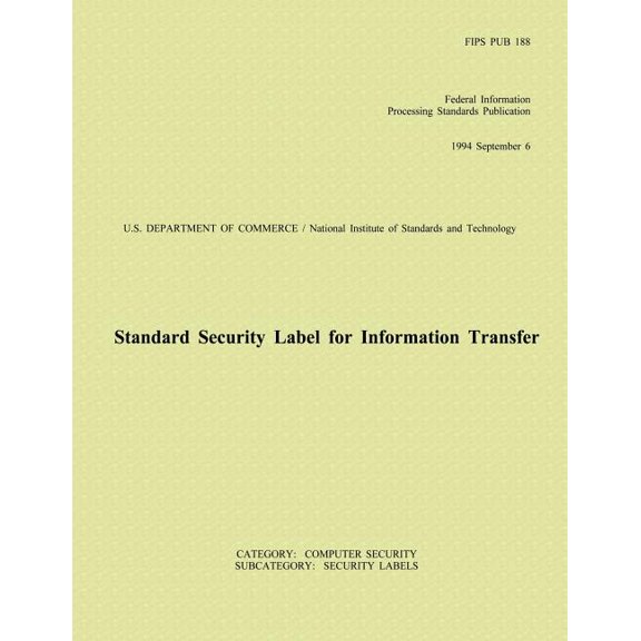 Standard Security Label for Information Transfer
