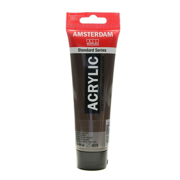 Standard Series Acrylic Paint burnt umber, 120 ml (pack of 3)