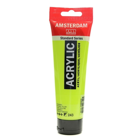 Standard Series Acrylic Paint greenish yellow, 120 ml (pack of 3)
