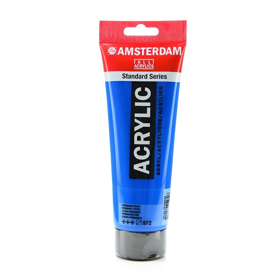 Standard Series Acrylic Paint primary cyan, 250 ml (pack of 2)